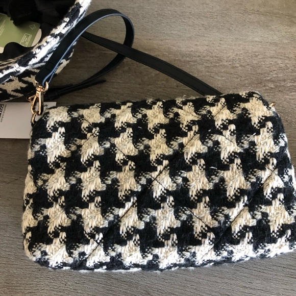 H&M Houndstooth Bag & Hat - Picture 4 of 10